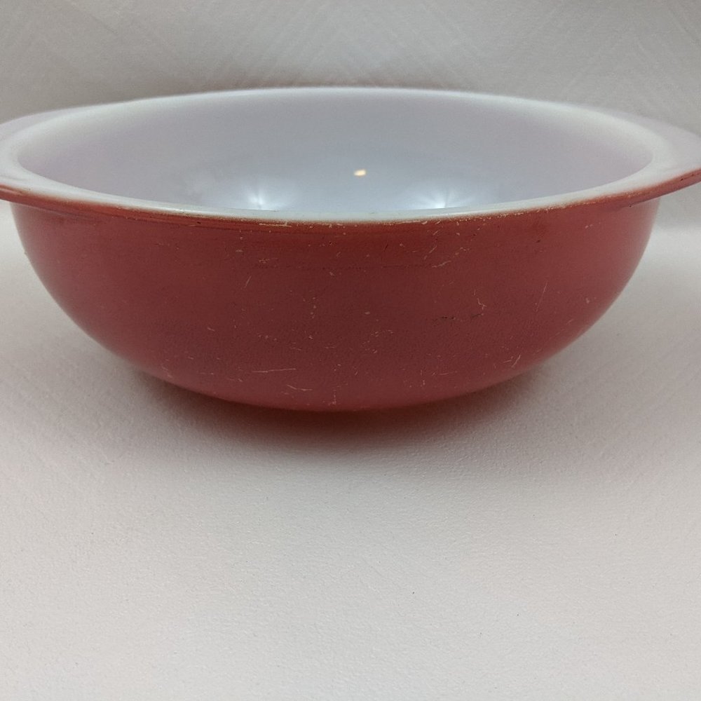 Vintage Pyrex Flamingo 024 Casserole 2qt